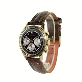 Movado Yellow Gold Art Deco Triple
