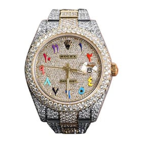 Rolex DJ 41 Custom Full Diamond