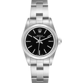 Rolex Oyster Perpetual Black Dial Steel