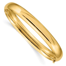 10K Yellow Gold 5/16 High Hinged