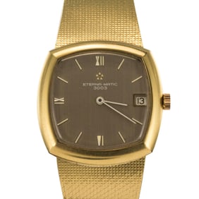 Eterna-Matic 3000 yellow gold vintage Automatic