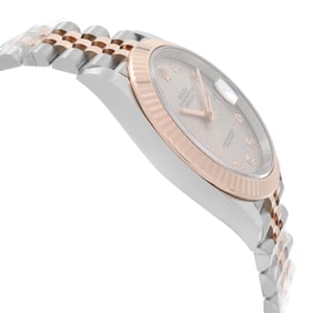 Rolex Datejust 18k Rose Gold Steel