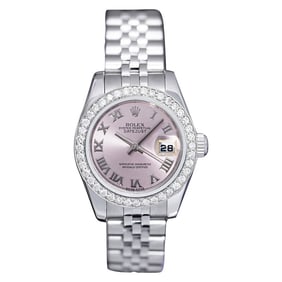 Rolex Lady-Datejust 179174 Steel Pink Roman