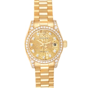 Rolex President Datejust Yellow Gold Diamond