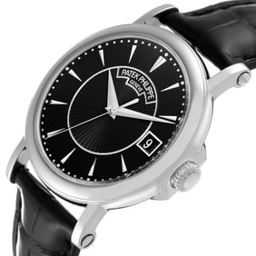 Patek Philippe Calatrava White Gold Black