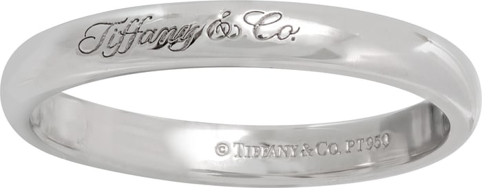 Tiffany & Co. platinum wedding band