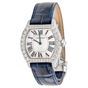 Cartier Tortue Watch with Diamonds
