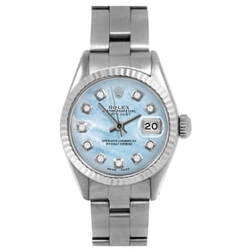 Rolex Datejust 6917 Light Blue Mother