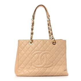Chanel Caviar Quilted Grand Shopping Tote