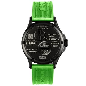 U-Boat Darkmoon 44mm Black Dial Green