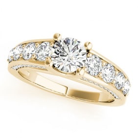 3.05 ctw Certified VS/SI Diamond Ring 18k Yellow Gold