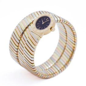 BVLGARI BULGARI 18 Karat Tri-Color Tubogas