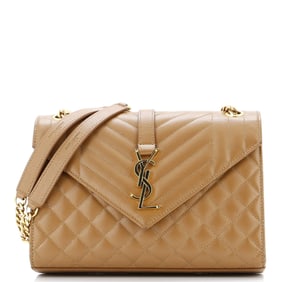 Saint Laurent Classic Monogram Envelope Satchel