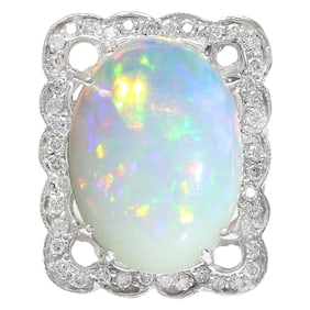 13.10 Carat Opal 18 Karat Solid