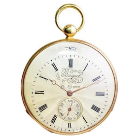 Baquet Yellow Gold Calendar Engine Turned