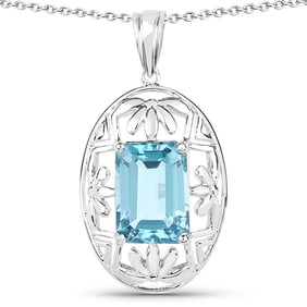 9.60 CT Genuine Green Topaz 14K