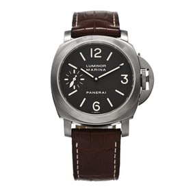 Panerai Titanium Alligator 43mm Luminor Marina