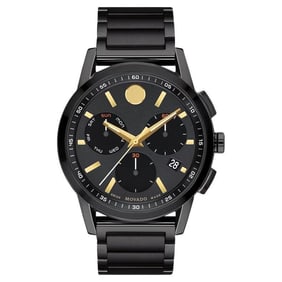 Movado Museum Sport Chronograph 43mm Black