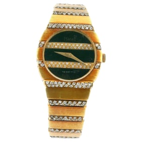 Piaget Polo 18K Yellow Gold Onyx