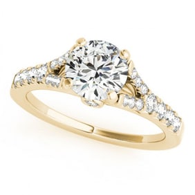 0.75 ctw Certified VS/SI Diamond Ring 18k Yellow Gold