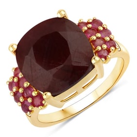 7.63 CT Dyed Ruby and Ruby