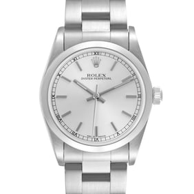 Rolex Oyster Perpetual Midsize Silver Dial