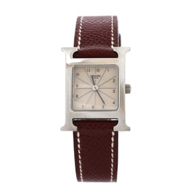 Hermes Heure H Quartz Watch Stainless