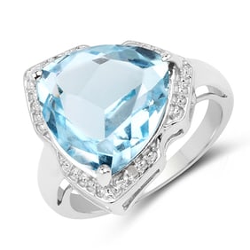 8.30 CT Genuine Blue Topaz &
