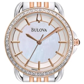 Bulova Two Tone Steel Diamond MOP