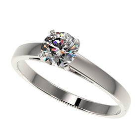 0.78 ctw Certified Quality Diamond Engagment Ring 10k White Gold
