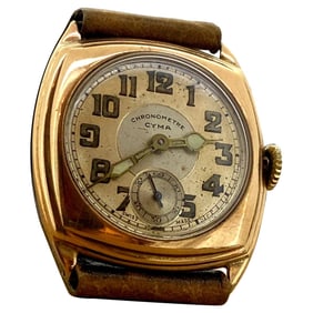 Rare Art-Deco c1928 Cyma Chronometre Manual