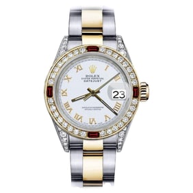 Rolex Pearl White Roman 26mm Datejust