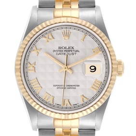 Rolex Datejust Steel Yellow Gold Ivory