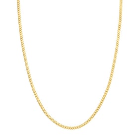 14K Yellow Gold 3.5 mm Curb