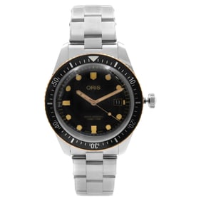 Oris Diver Sixty-Five Steel Bronze Black