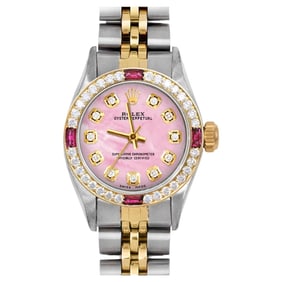 Rolex Ladies TT Oyster Perpetual Pink