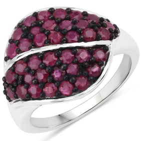 1.90 CT Genuine Ruby 14K White