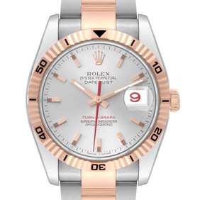 Rolex Datejust Turnograph Steel Rose Gold