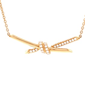 Tiffany & Co. Knot Pendant Necklace