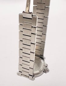 Cartier Pasha C Steel Salmon Grid