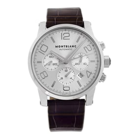 MontBlanc TimeWalker 7069 Stainless Steel Silver