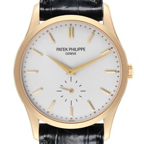 Patek Philippe Calatrava Yellow Gold Silver