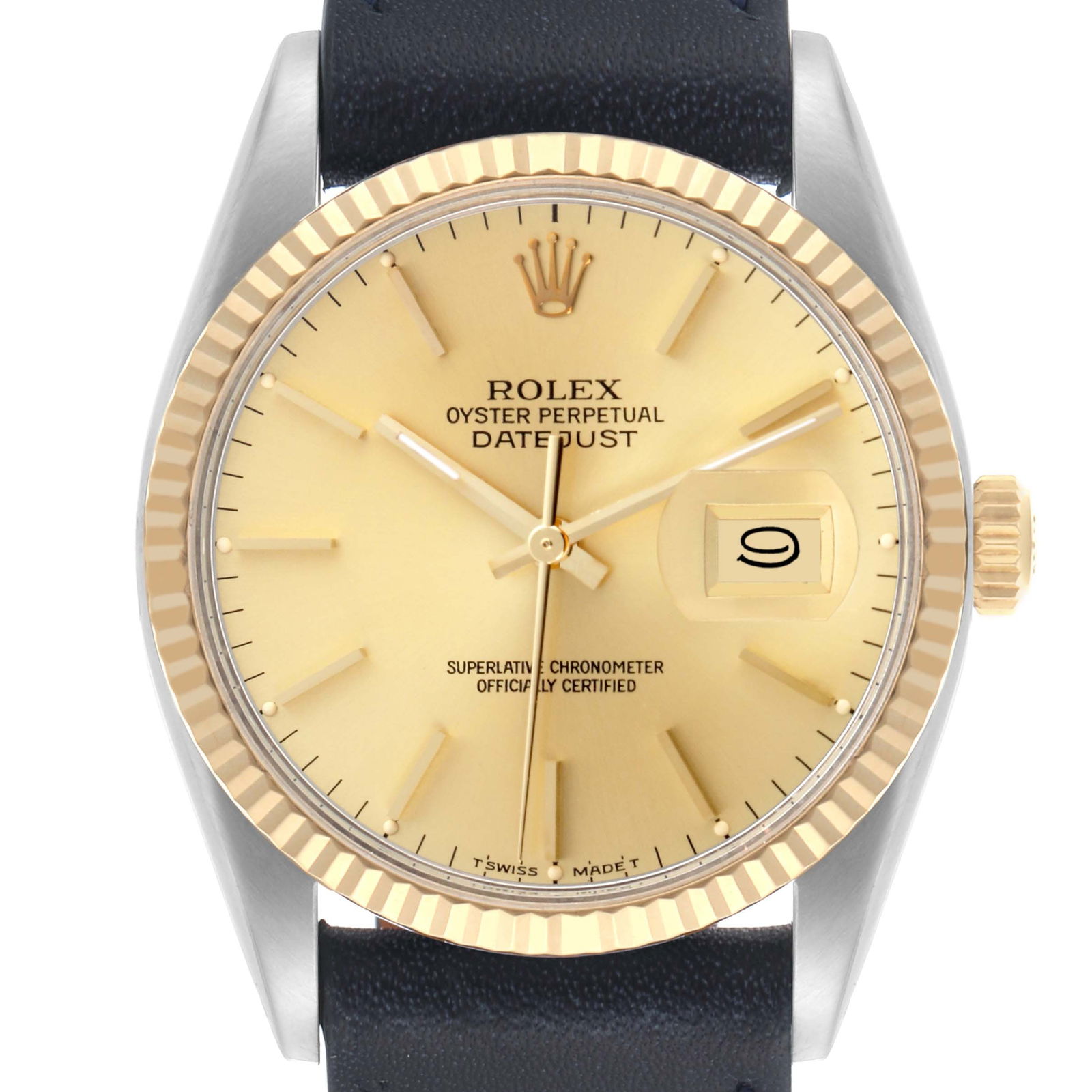 Rolex Datejust Steel Yellow Gold Vintage: Rolex Datejust Steel Yellow Gold Vintage Mens Watch 16013 SKU no: RBJ69758 Brand: Rolex Model Name: Rolex Datejust Steel Yellow Gold Vintage Mens Watch 16013 Model Number: 16013 Year: 1985 - 1986