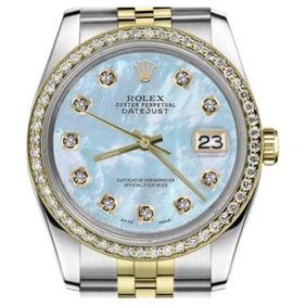 Rolex Datejust 36mm Baby Blue MOP