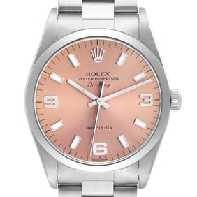 Rolex Air King Salmon Dial Smooth