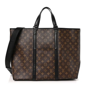 Louis Vuitton Monogram Macassar Weekend Tote