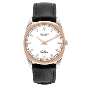 Rolex Cellini Danaos 18k White Rose