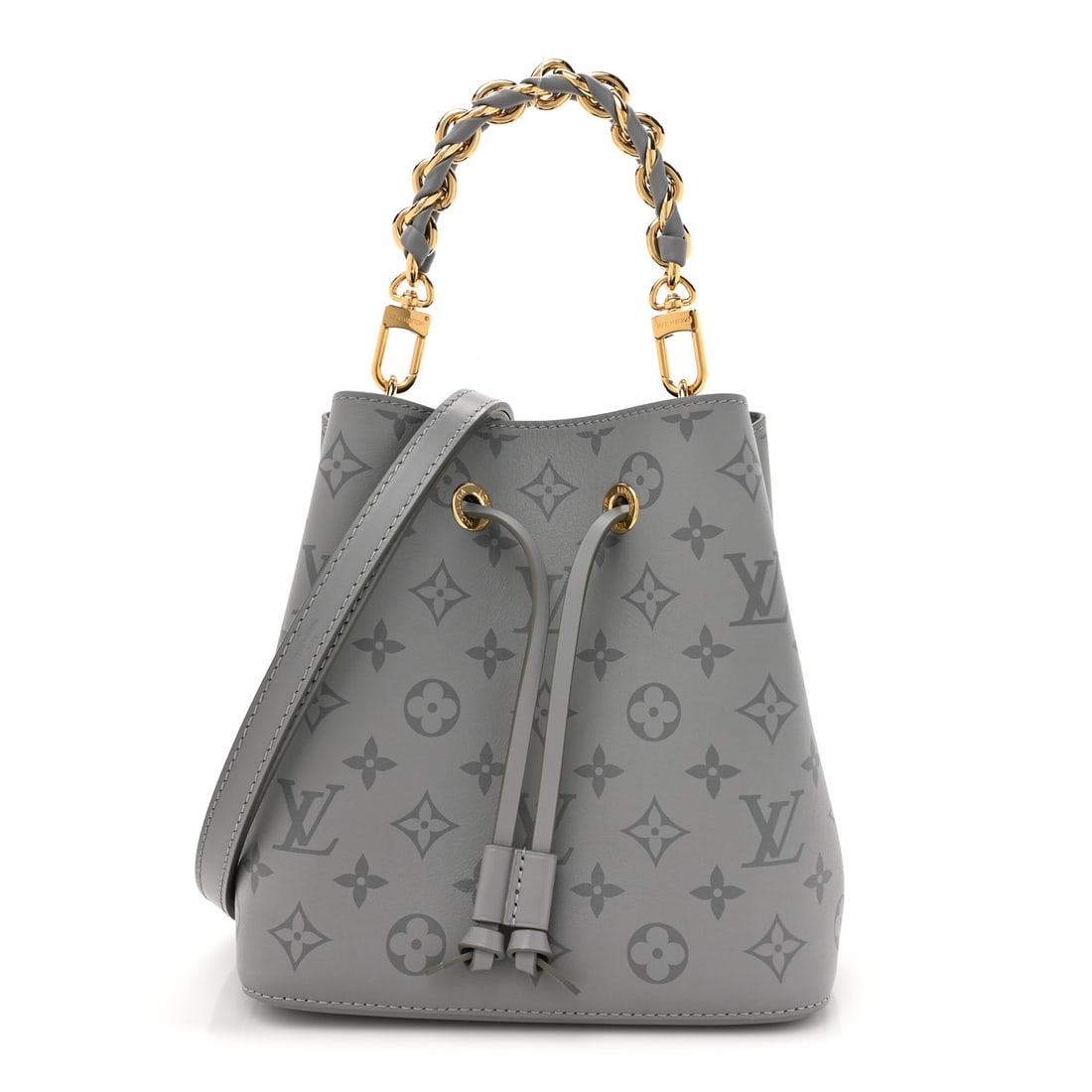 Louis Vuitton Monogram Ink Braided Neonoe: Louis Vuitton Monogram Ink Braided Neonoe BB Trianon Gray Brand: LOUIS VUITTON Condition: Excellent Condition Details: Exterior: Marks, Interior: Surface wear, Hardware: Faint scratch(es), , Dust bag,