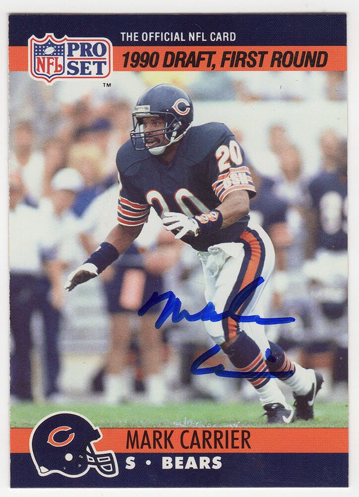 mark carrier signed bears 1990 pro: mark carrier signed bears 1990 pro set rookie football card #674 -(schwartz COA) Mark Carrier Signed Bears 1990 Pro Set Rookie Football Card #674 -(SCHWARTZ COA) SKU no: RBJ8254549164120 Guidelines fo