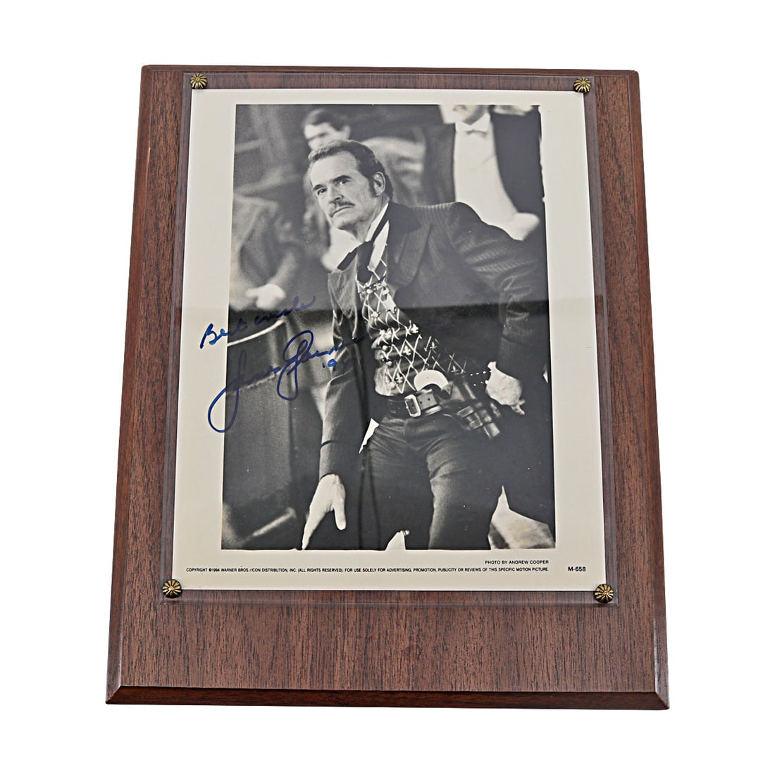 james garner autographed signed inscribed 8x10: james garner autographed signed inscribed 8x10 photo plaque (staque of plaques COA) James Garner Autographed Signed Inscribed 8x10 Photo Plaque (Staque of Plaques COA)Inscribed Best Wishes SKU no: RBJ